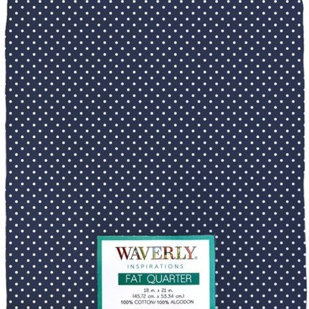 4 Fat Quarters Pindot Ink Print